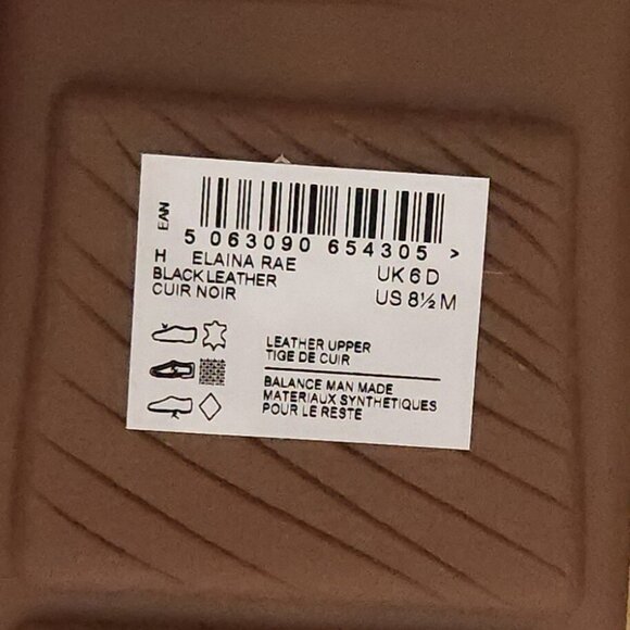 Clarks Elaina Black Slip On Shoes 8 1/2 - Picture 6 of 8